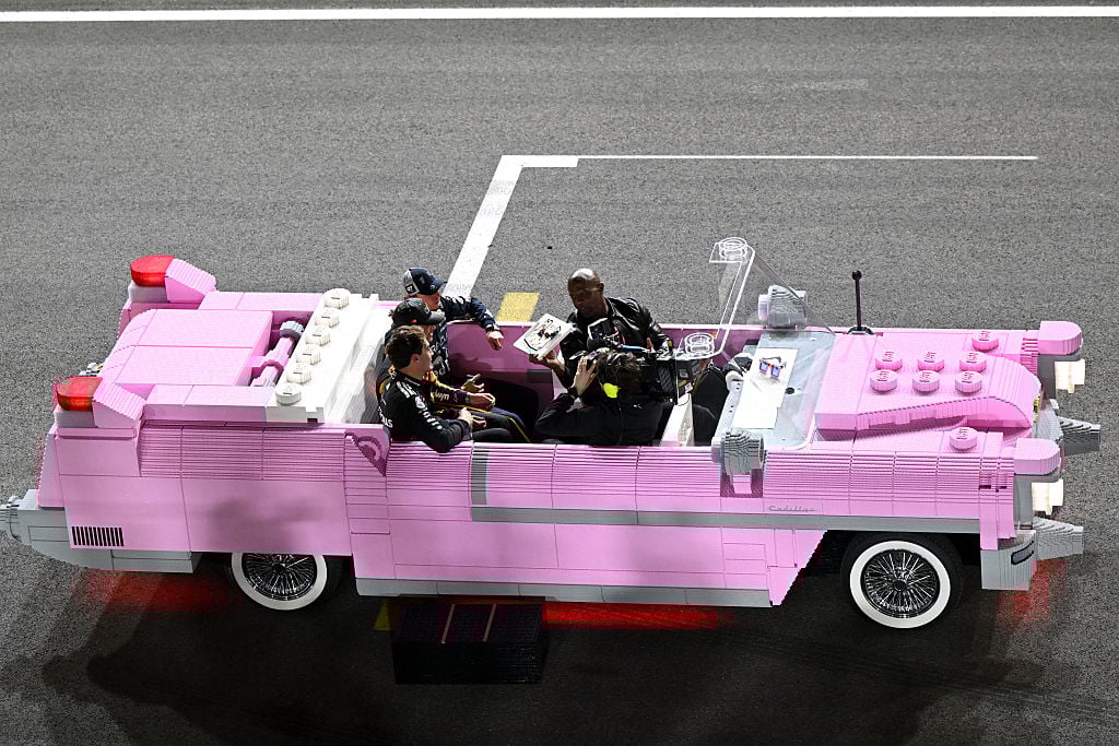 From brick trophies to a pink Cadillac: How Lego is going all in on Formula 1