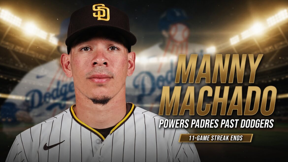 Padres Dodgers Manny Machado